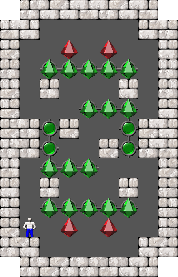 Sokoban Compact Catalysts level 75